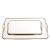 Nordic Style Ins Metal Glass Organizer Plate Mirror Bottom Tray Living Room Light Luxury Decoration Fruit Plate