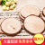 DIY round Wood Piece Original Wood Piece Ecological Annual Ring Piece Loose Wood Piece Head Hand Painted Decorative Crafts Material Photography Props