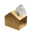 Nordic Style Ins Brass Tissue Box Living Room Coffee Table House Paper Extraction Box Golden Creative Domestic Ornaments