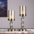 Modern Home Decoration High and Low Candlestick Decoration Crystal High-End Decorations TV Cabinet Dining Table Creative Furnishings