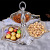 European Candy Plate Dried Fruit Melon Seeds Plate Spring Festival Divided Glass Fruit Plate Nuts Snack Dish Dish Creative American