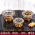 European Crystal Glass Ashtray American Living Room Simple Personality Creative Large Nordic Ashtray Decoration Decoration