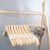 Hanger pant clip solid wood hanger non-skid clothes support clothes hanging