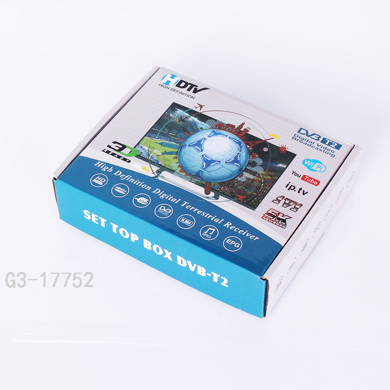 工厂直销高清数字机顶盒DVB-T2 MPEG4地面接收机DVB T2出口现货