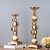 Factory Direct Sales Foreign Trade Creative Irregular Metal Candle Holder Modern Living Room Novel Decoration Crafts