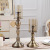 Luxury European-Style American Living Room Dining Table Home Decoration High-Grade Metal Candlestick Cocktail Party Club Model Room Ornament