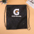 New Simple Polyester Drawstring Bag Custom Drawstring Drawstring Storage Backpack Bag Backpack Drawstring Bag Printable Logo