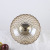 Modern Minimalist Bead Point Glass Fruit Plate High Leg Coffee Table Living Room Practical Home Decoration Crafts Decorative Utensils