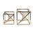 Creative Modern Square Iron Home Decoration New Chinese Soft Decoration New House Entrance Decoration Crafts