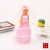 Pink Mesh Wedding Dress Barbie Doll Girl's Birthday Gift Suit Cartoon Children Play House Doll