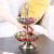 Modern Double-Layer Glass Fruit Plate High-End Living Room Practical Decorative Craft Gift Decoration Gift Home Tea Table Decoration