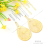 Internet Influencer Earrings New Trendy Female Temperament Korean All-Matching Long High-Profile Earrings Drop-Shaped Exaggerating Eardrops Earrings