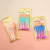 Ten-Piece Gradient Fishtail Makeup Brush Electroplating Personality Colorful Beauty Tools Not Stuck Brush Hair Makeup Set