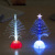 Colorful Optical Fiber Christmas Tree Mini LED Flash Christmas Tree Birthday and Holiday Gift Small Christmas Tree