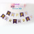 Factory Direct Sales Mermaid Series Paper Bronzing Swallowtail Flag Year-Old Baby Birthday Letters for Decoration Hanging Flag