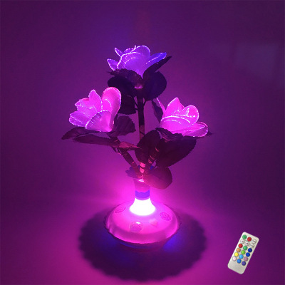New Small Flower Light Led Optic Fiber Flower Small Night Lamp Bonsai Decoration Mother's Day Gift Wedding Decoration