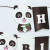 Factory Direct Sales Panda Birthday Pulling Banner Baby Full-Year One-Year-Old Party Decoration Layout Letter Colorful Flags