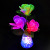 Led Colorful Rose Artificial Rose Automatic Color Changing Optic Fiber Flower Small Night Lamp Optical Fiber Lamp