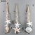 Promotional New Small Fish Kebabs Wooden Fish Curtain Decoration Fishnet Background Decoration Ocean Pendant Ma16040
