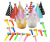 Birthday Party Dress up Photo Props Mr. Beard Happy Birthday Blowing Dragon Whistle Birthday Hat Suit