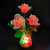 Led Colorful Rose Artificial Rose Automatic Color Changing Optic Fiber Flower Small Night Lamp Optical Fiber Lamp