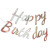 INS Internet Celebrity Hanging Flag Conjoined Happy Birthday Happy Birthday Party Decoration Birthday Letter Latte Art