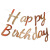 INS Internet Celebrity Hanging Flag Conjoined Happy Birthday Happy Birthday Party Decoration Birthday Letter Latte Art