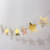 Nordic Ins Bronzing Pennant Festival Party Decoration Five-Pointed Star Hanging Flag Pennant Banner