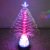 USB Christmas Optical Fiber Tree Small Night Lamp Led Small Christmas Tree Ornaments Luminous Toy Christmas Gift