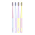 Household Daily 8 PCs Small Head Toothbrush Macaron Ice Cream Toothbrush Suitable for Adults Comfortable Soft Fine Hair