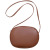 Women's Soft Leather Casual Shoulder Bag 2021 Summer New Fashion Multi-Layer Crossbody Bag Casual Simple Small round Bag