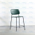 Solid Wood Iron Bar Chair Industrial Style Retro Affordable Luxury Backrest Front Desk Chair Coffee Shop Bar High Chair