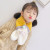 Autumn and Winter New Children's Scarf Fleece-Lined Thickened Sweet Cute Princess XINGX Scarf 