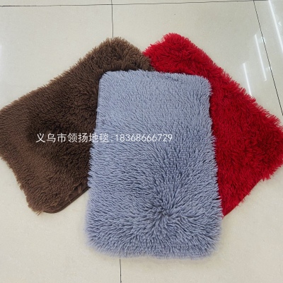 Silk Plush Mats Silk Plush Doormat and Foot Mat Absorbent Non-Slip Door Mat Floor Mat