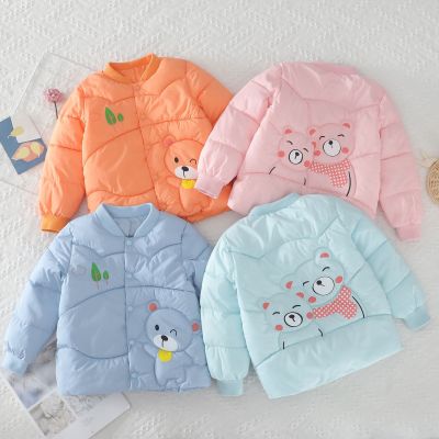 Children's Autumn and Winter New down Cotton Jacket Boys and Girls Thermal Cotton-Padded Clothes Baby Thickened Liner Princess Cotton-Padded Clothes Korean Style