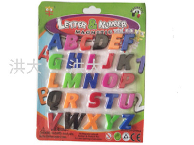 Magnetic Alphabet Stickers Learning Puzzle Digital Stickers Children's Teaching English Alphabet Sticker Tiny Whiteboard Refridgerator Magnets