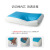 Gel Bread Pillow Summer Single Pillow Breathable Sleep Cervical Pillow Pillow Core Adult Summer Cooling Memory Pillow