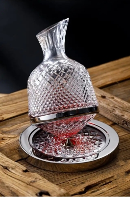 High-Grade Wine Decanter Rotating Wine Decanter Crystal Wine Decanter Wine Decanter