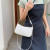 French Retro Stone Pattern Pearl Chain Underarm Bag Female 2021 Korean Style New Simple Textured Shoulder Messenger Bag