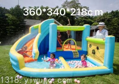 Yiwu Factory Direct Sales Inflatable Castle Room Inflatable Toys Trampoline Inflatable Slide Naughty Castle Square Toys