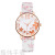 Korean Fashion Women's Printed Belt Casual Watch Simple Ultra-Thin Digital Dial Quartz Watch in Stock