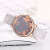 Korean Fashion Women's Printed Belt Casual Watch Simple Ultra-Thin Digital Dial Quartz Watch in Stock