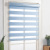 Shading Curtain Soft Yarn Curtain Bathroom Balcony Living Room and Kitchen Sunshade Lifting Waterproof Tarpaulin Louver Curtain
