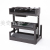 Factory Kitchen Cabinet Seasoning Basket Drawer Cabinet Storage Rack Aluminum Alloy Rail Knife Holder Built-in Three Layers