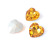 Dongzhou Crystal K9 Colorful Heart-Shaped Glass Drill Clothing Wedding Accessories DIY Hair Accessories Bright Crystal