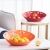 Factory Wholesale Simple Plastic Plate Household Snack Snack Fruit Storage Plate Creative Hollow Fruit Plate in Stock