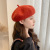 Wool Beret Solid Color Hat Women's Autumn and Winter Warm Face Little Korean Style Trendy Girls Spring Students Painter Cap