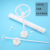 Balloon Plastic Supporting Rod Floor Floating Bracket Pole Balloon Hardened Rod Pipe 70cm Transparent Rod Mop 50 Sets