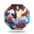 National Fashion Umbrella Young Trendy Chinese Style Folding Umbrella Vinyl Digital Printing Sun Umbrella Three F