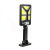 Solar Lamp New Solar Small Wall Lamp with Remote Control 5-Hole Cob Lamp Beads